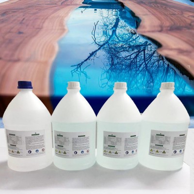 Crystal Clear Epoxy Resin General Purpose Bar Table Top Coating - 2 Gallon Kit